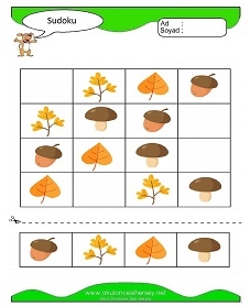 Sudoku Çocuk Bulmacaları